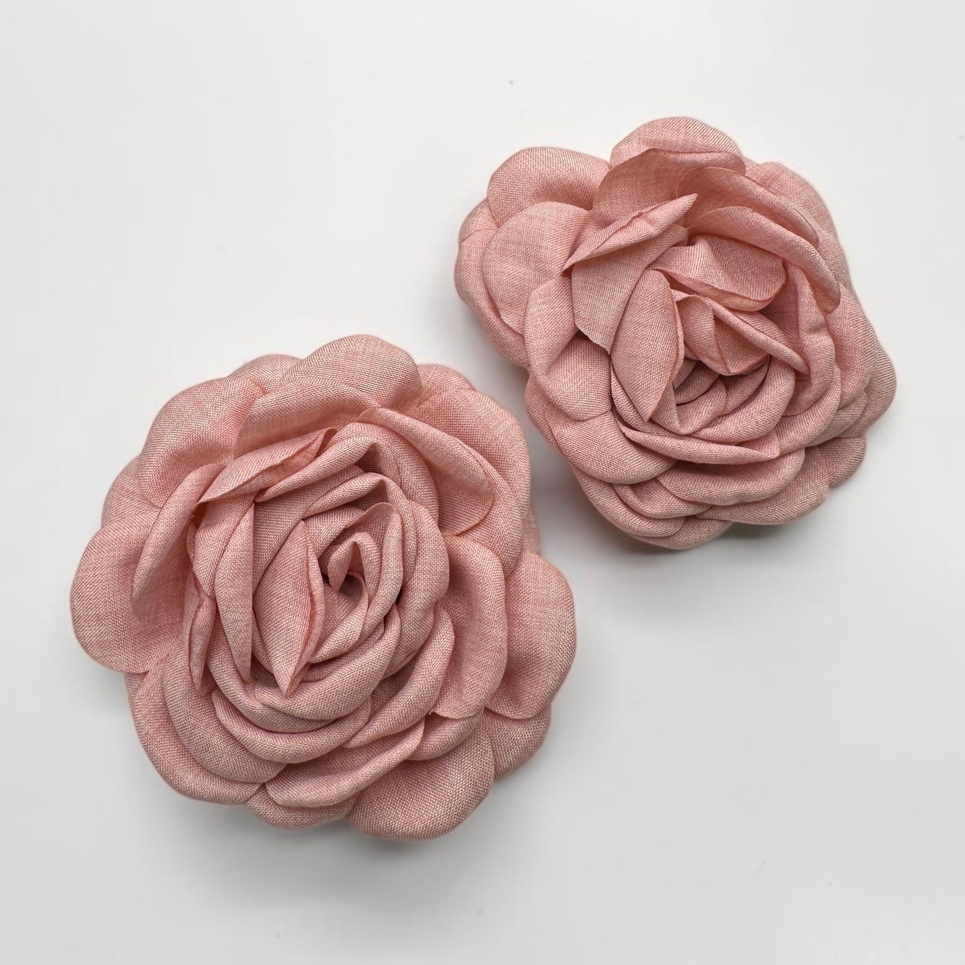 Pink Rose Statement Earrings – Oversized Floral Drop Earrings for Women - Fatisha Boutique #