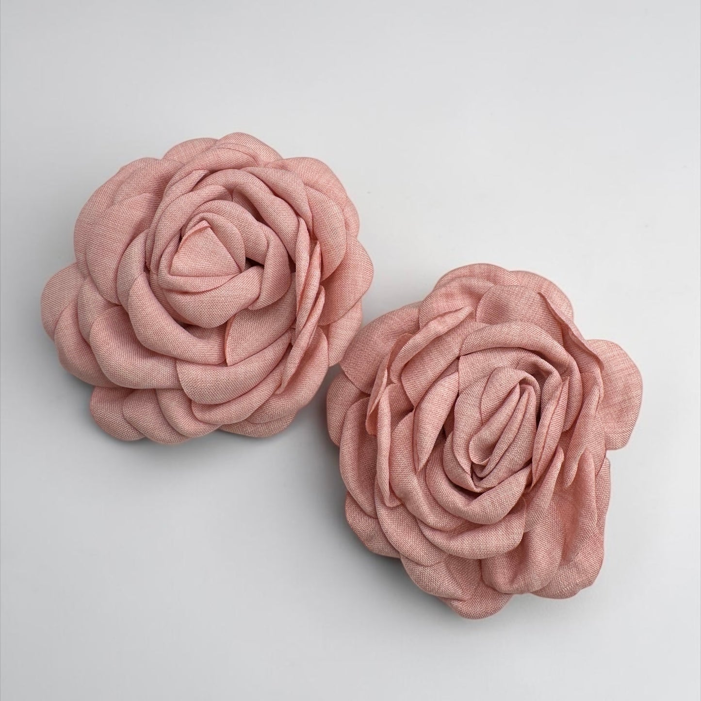 Pink Rose Statement Earrings – Oversized Floral Drop Earrings for Women - Fatisha Boutique #