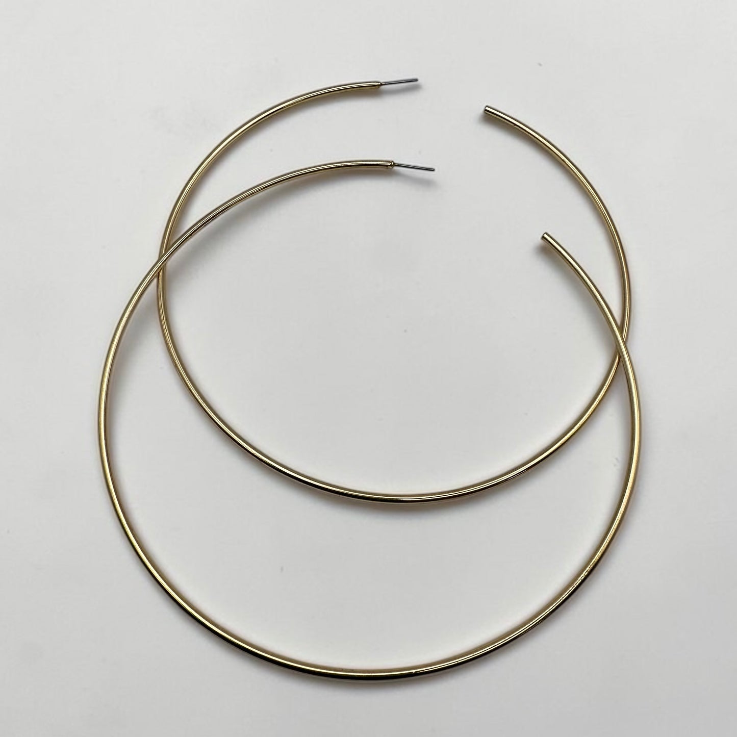 Oversized 12cm Gold Hoop Earrings – Bold Statement Hoops - Fatisha Boutique #