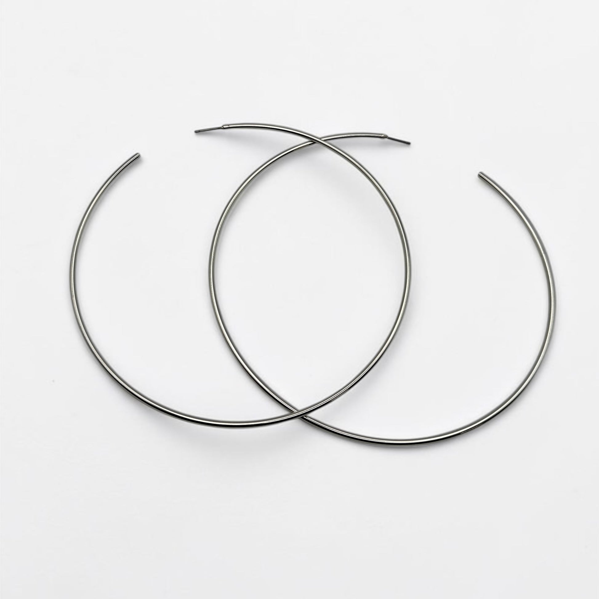 Oversized 12cm Gold Hoop Earrings – Bold Statement Hoops - Fatisha Boutique #