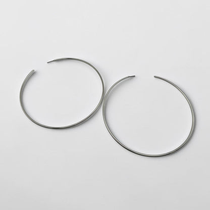 Oversized 12cm Gold Hoop Earrings – Bold Statement Hoops - Fatisha Boutique #