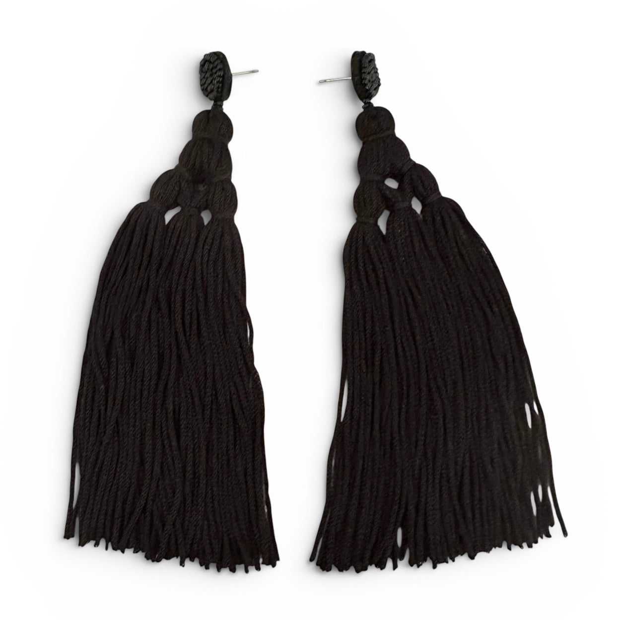 Boho Long Tassel Earrings – Beaded Statement Drop for Women - Fatisha Boutique #