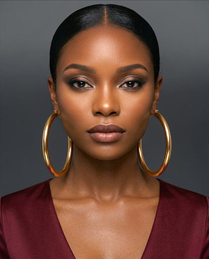Oversized 11cm Statement Hoop Earrings - Fatisha Boutique #