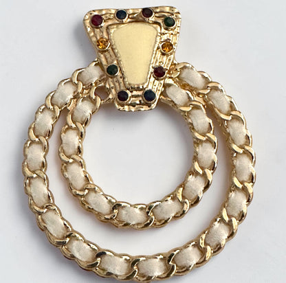 White Vintage-Inspired Statement Earrings - Fatisha Boutique #