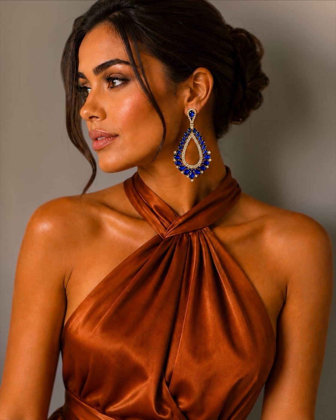 3/4 angles with both Earrings