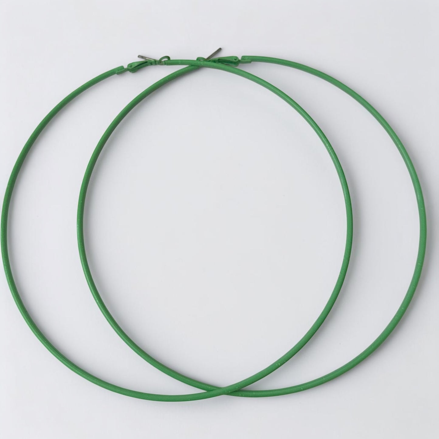 13cm Oversized Colour Hoop Earrings