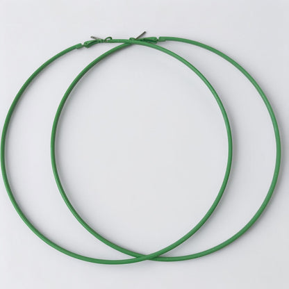 13cm Oversized Colour Hoop Earrings