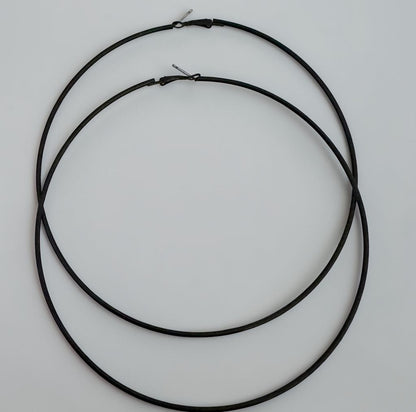 13cm Oversized Colour Hoop Earrings