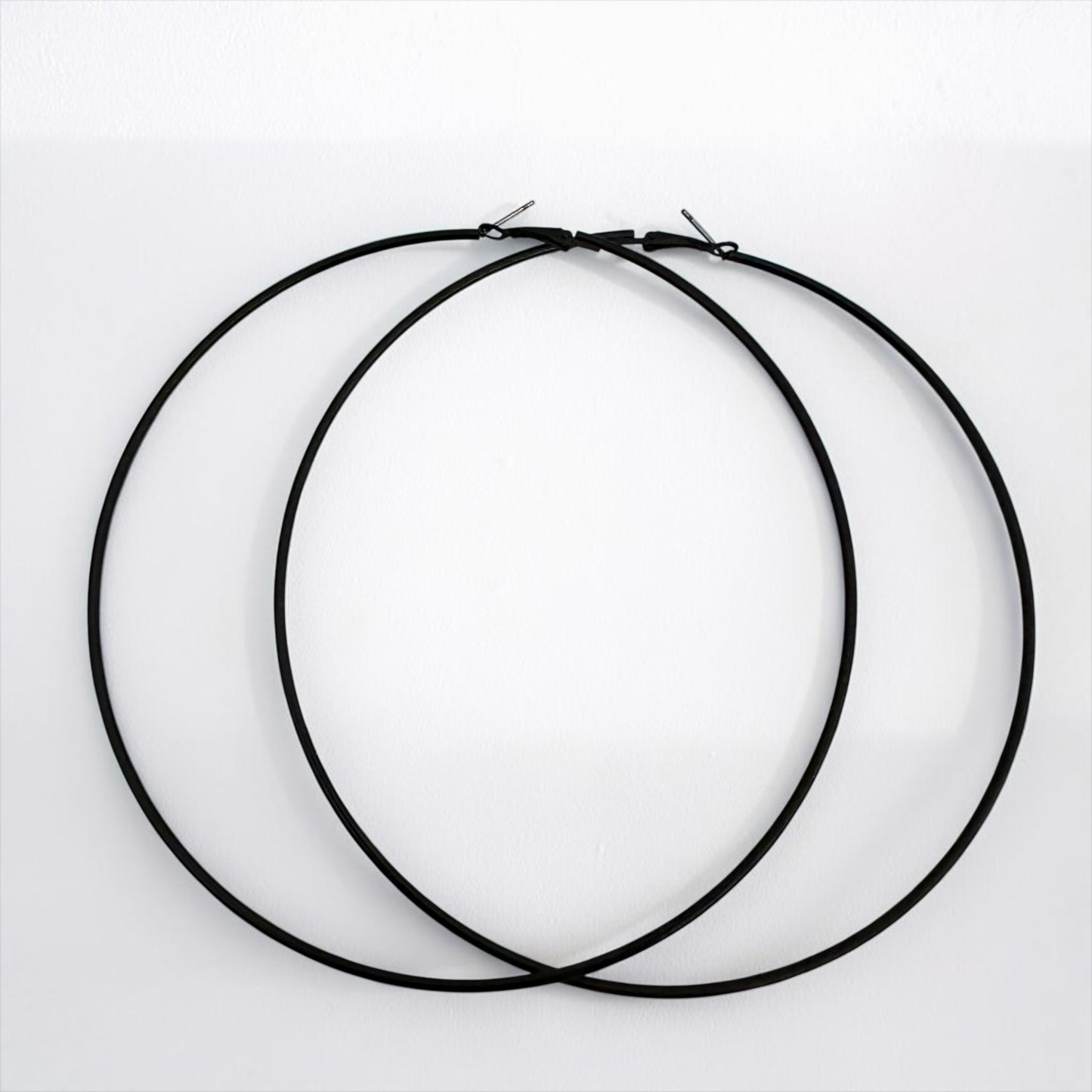 13cm Oversized Colour Hoop Earrings