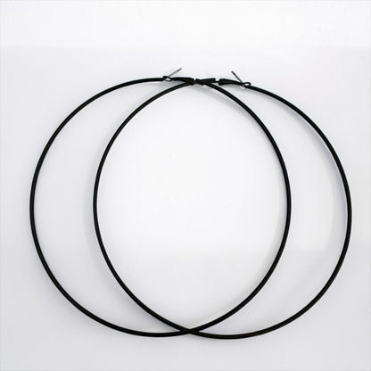 13cm Oversized Colour Hoop Earrings