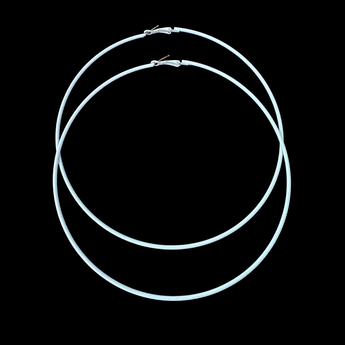 13cm Oversized Colour Hoop Earrings