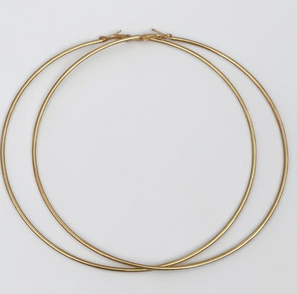 13cm Oversized Colour Hoop Earrings