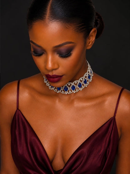 Crystal Rhinestone Choker Necklace