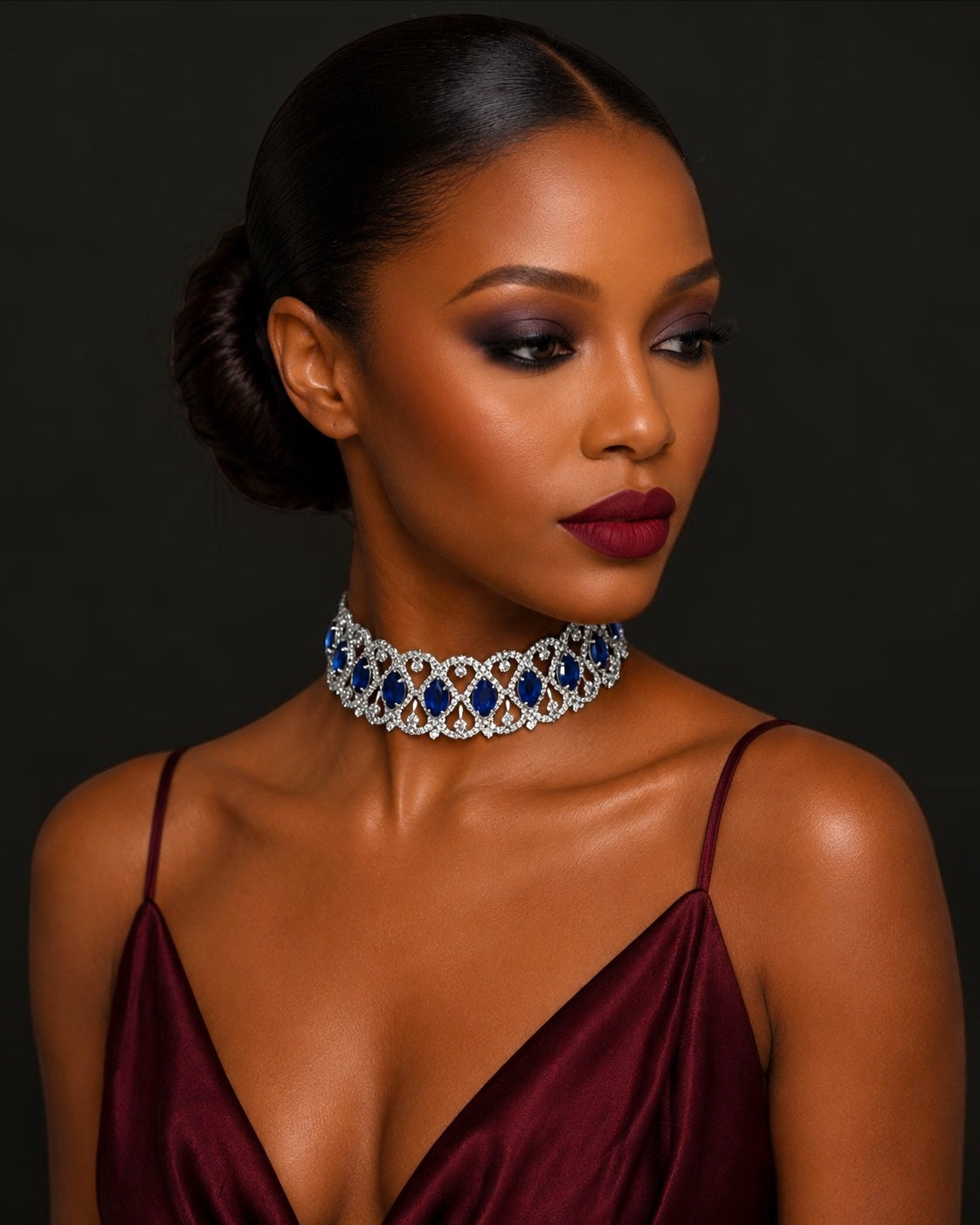Crystal Rhinestone Choker Necklace