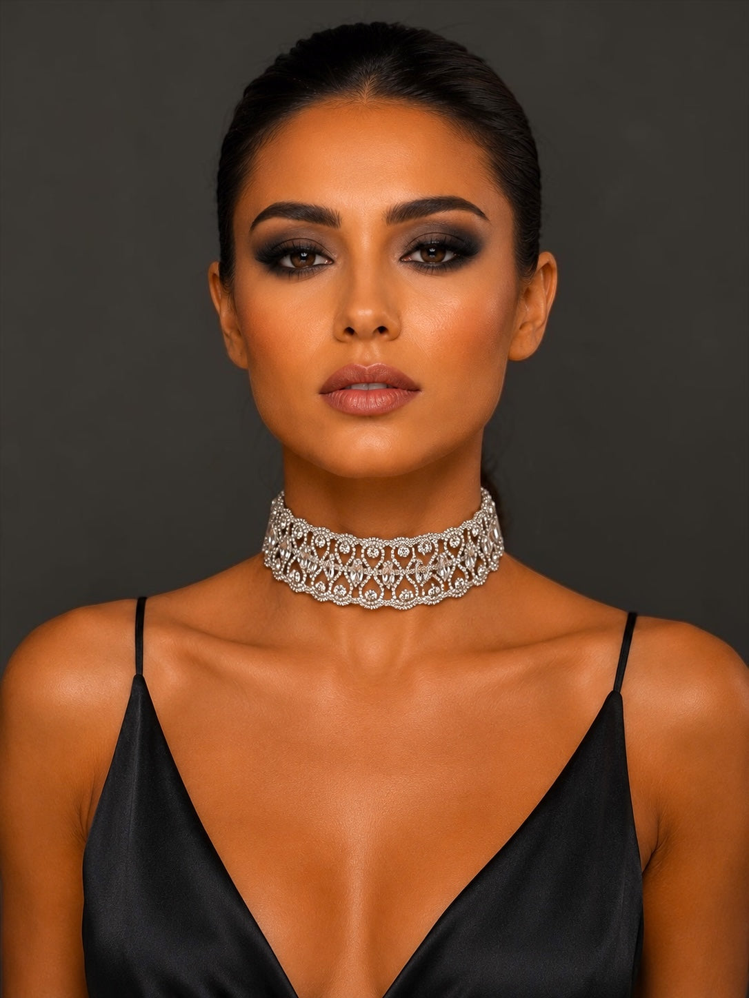 Crystal Rhinestone Choker Necklace