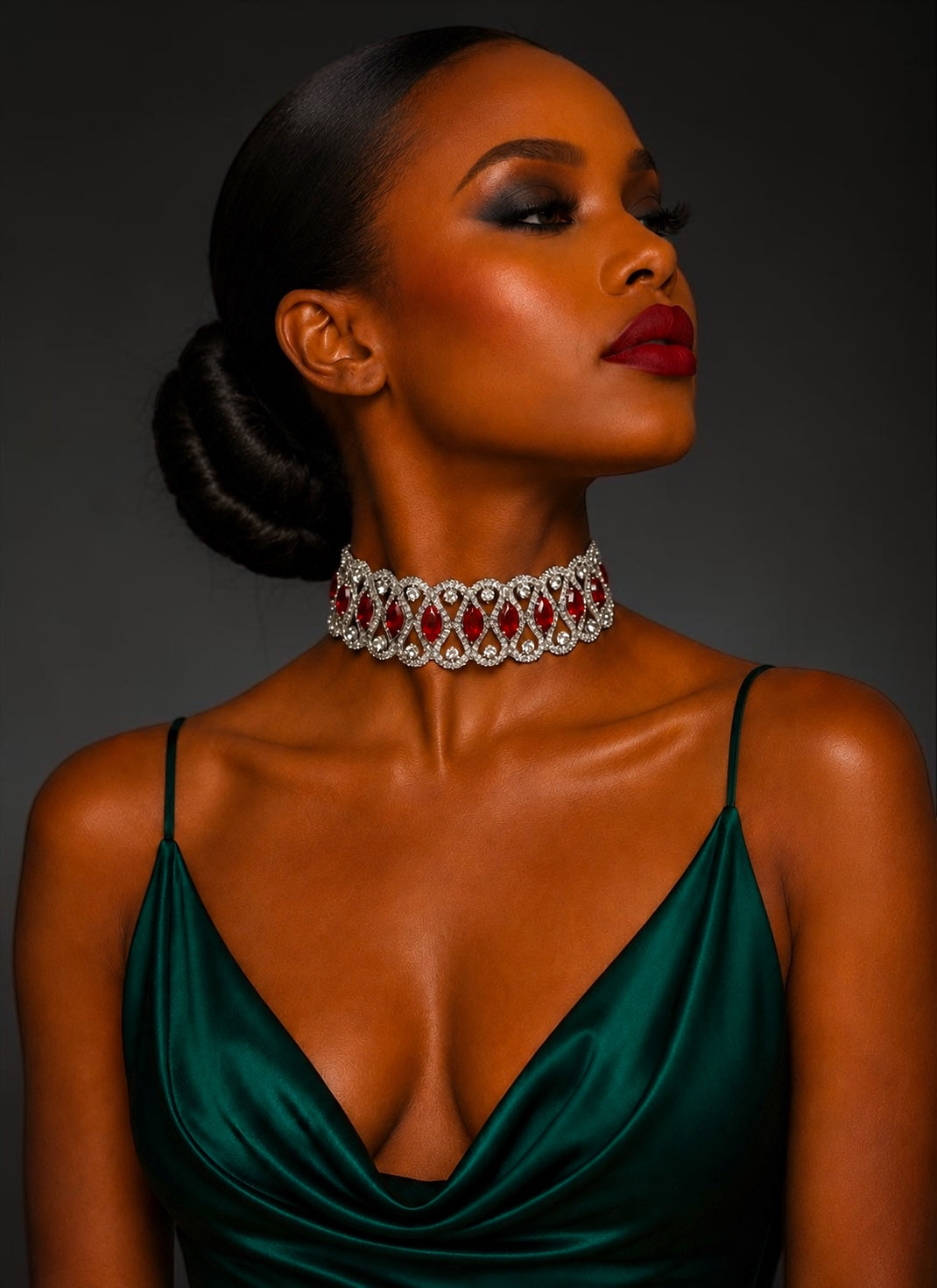 Crystal Rhinestone Choker Necklace