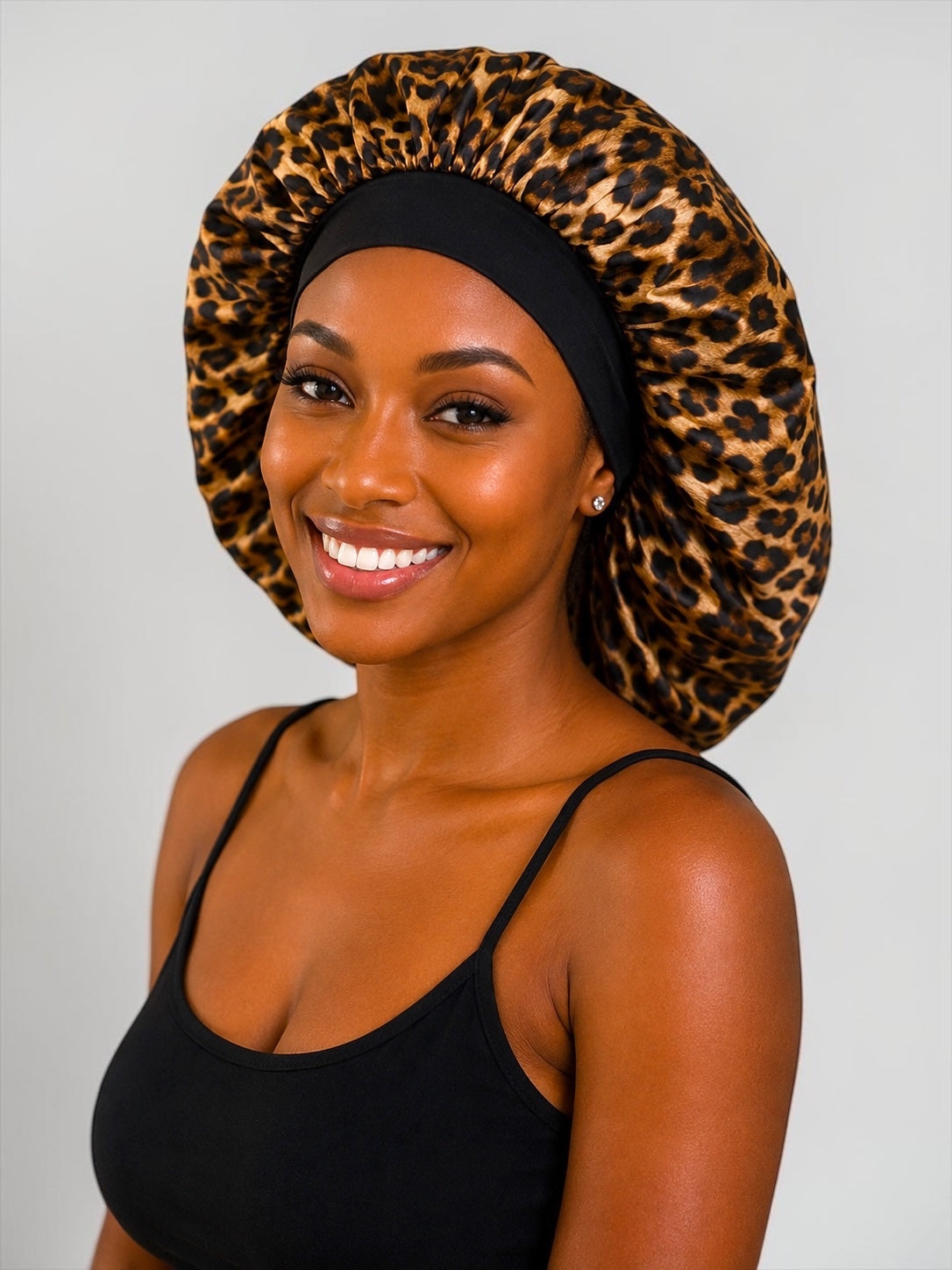 Printed Satin Silk Bonnet Cap – Protective Sleep Hair Bonnet - Fatisha Boutique # Fatisha Boutique
