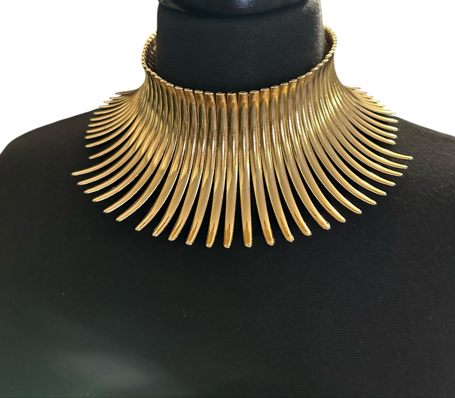 Bold Spike Collar Choker Statement Necklace