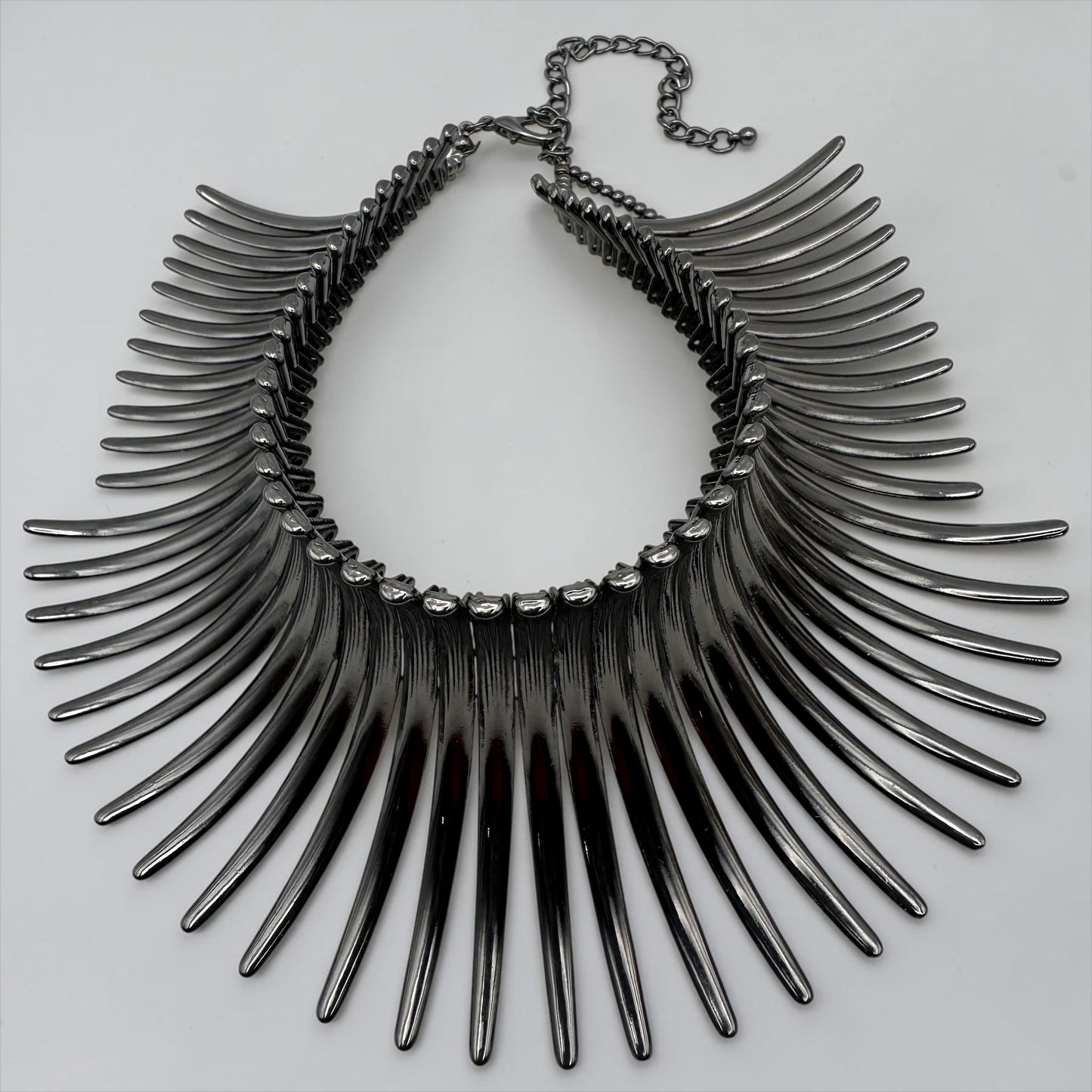 Bold Spike Collar Choker Statement Necklace