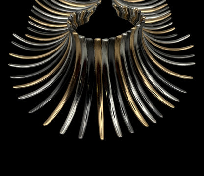 Bold Spike Collar Choker Statement Necklace