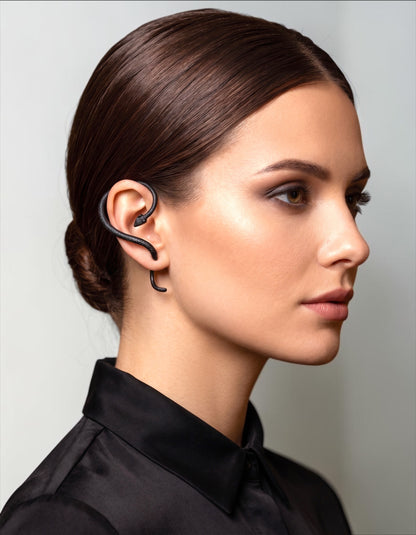 Snake Ear Cuff Stud Punk Earrings