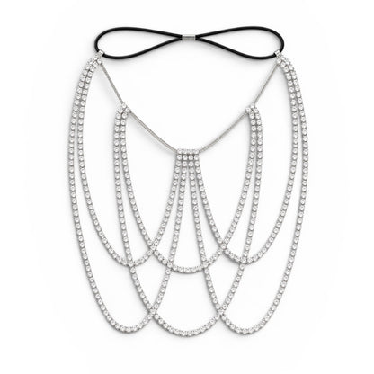 Crystal Rhinestone Thigh Chain | Gold & Silver Body Jewellery