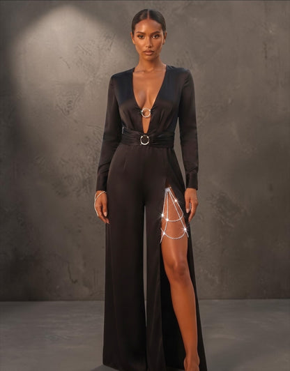 Crystal Rhinestone Thigh Chain | Gold & Silver Body Jewellery