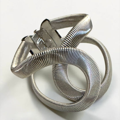 Classic Punk Sculptural Cuff Bracelet – Gold or Silver Statement Bangle