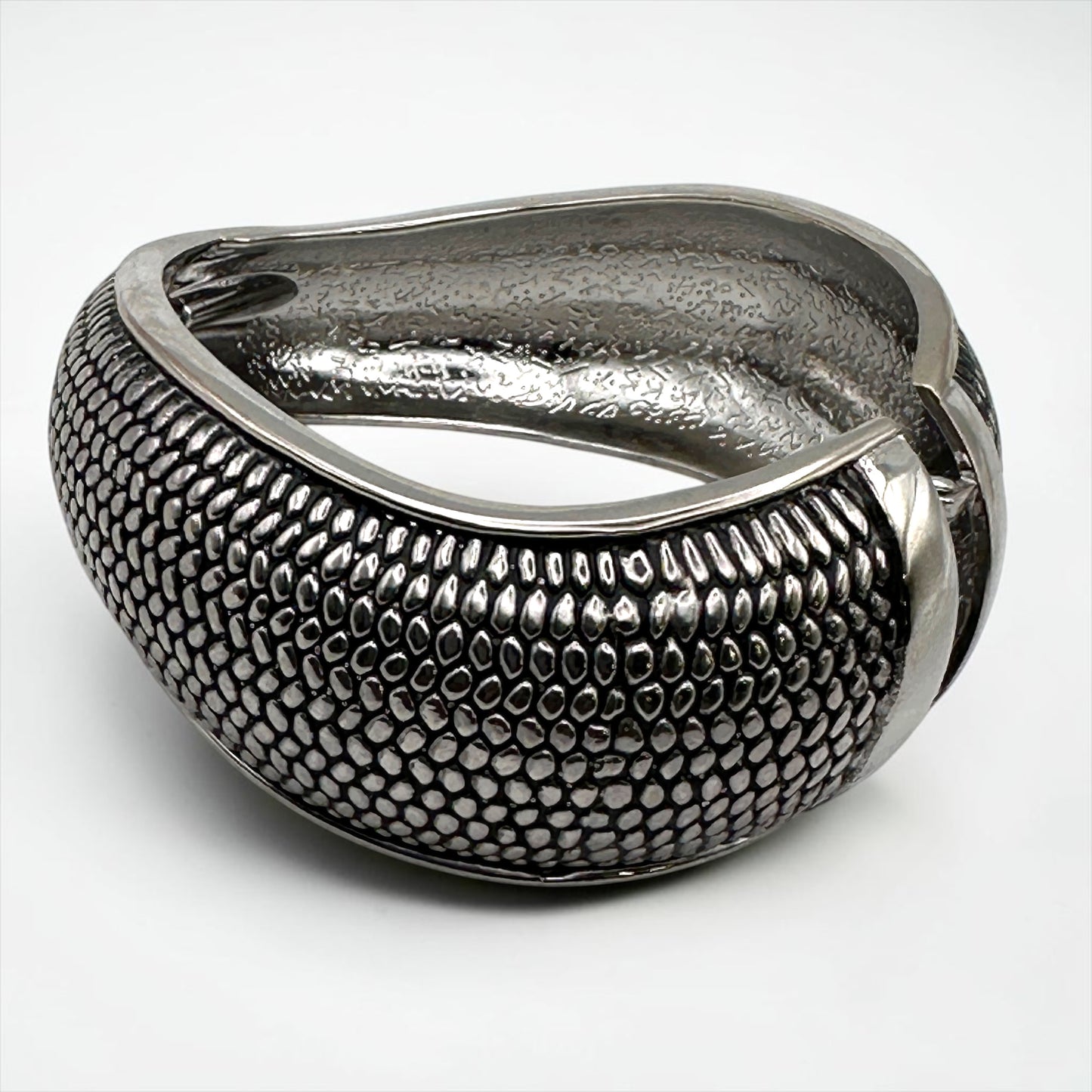 Bracelets manchettes tendance – Bracelets texturés en argent et or Fatisha Boutique