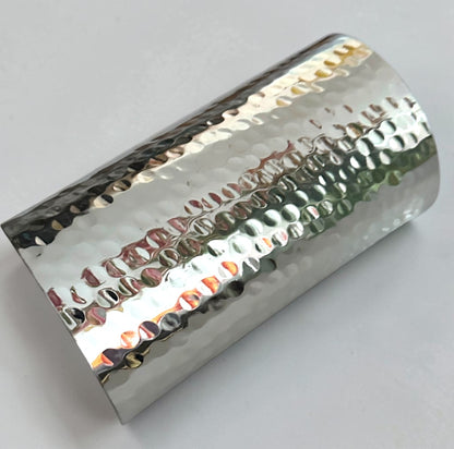 Bracelet manchette martelé en laiton fait à la main - Jonc audacieux (Doré ou Argenté)Bracelet manchette martelé en laiton fait à la main - Jonc audacieux