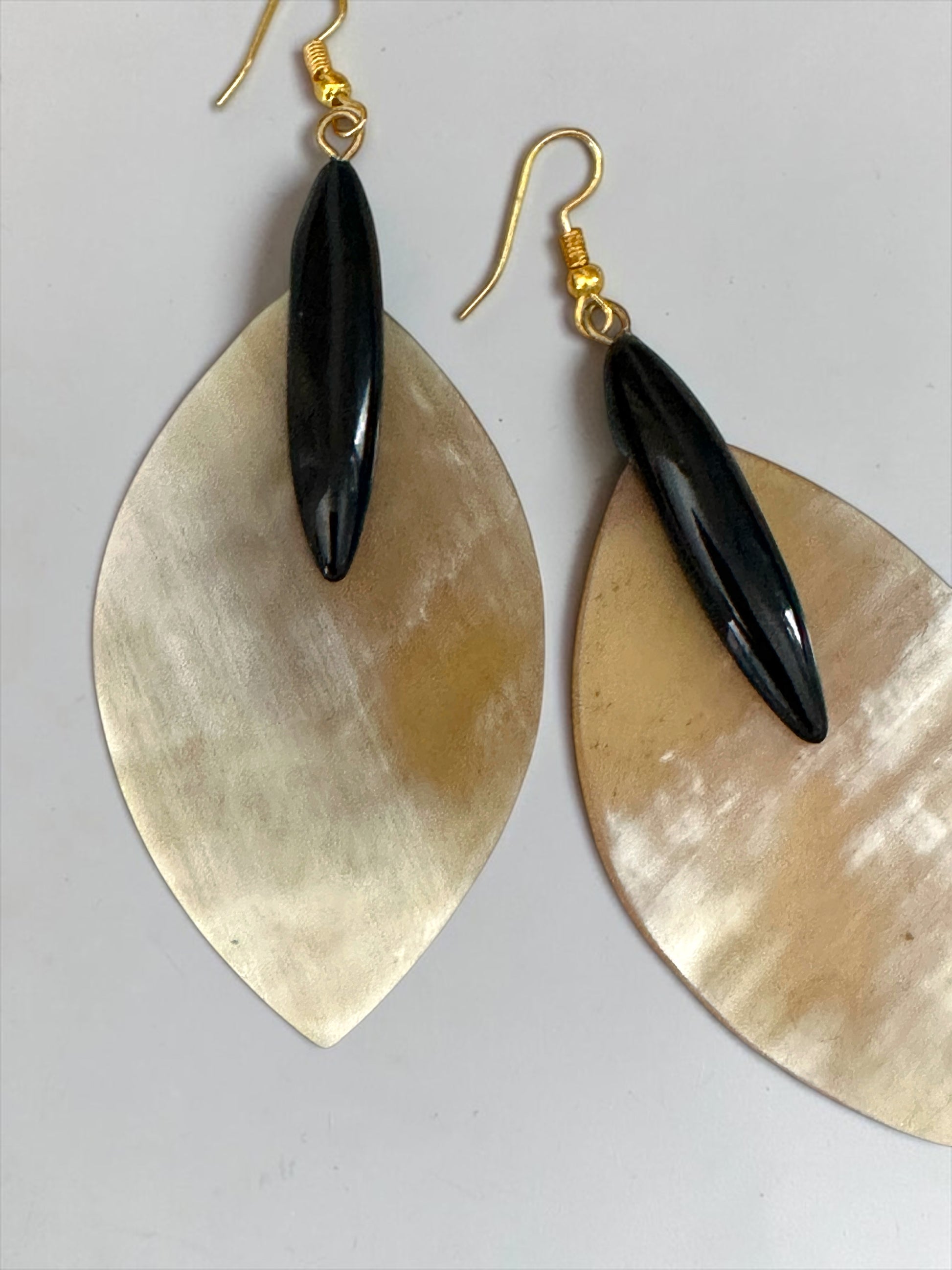 Ethnic Buffalo Horn Teardrop Statement Drop Earrings - Fatisha Boutique