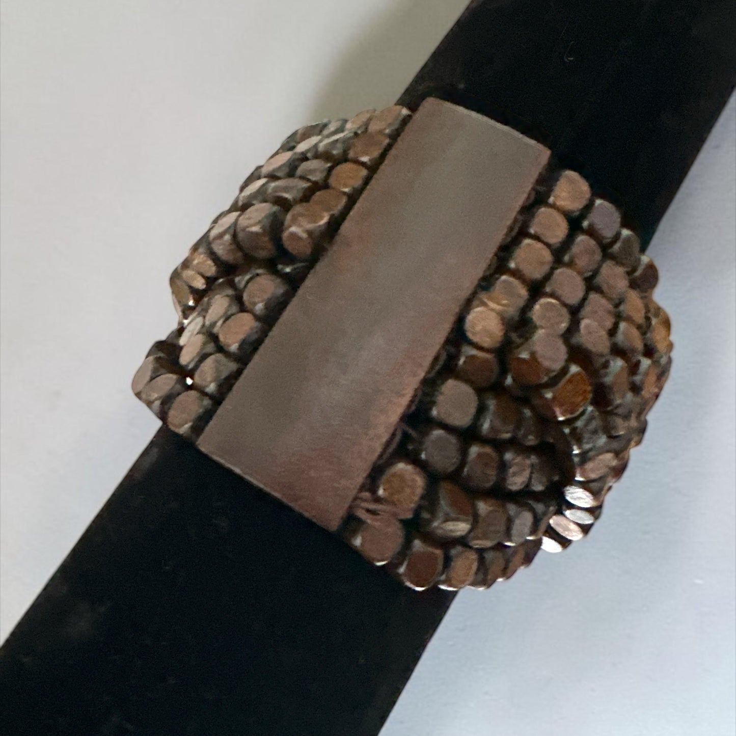 Brown Multi-Strand Wooden Bead Boho Bracelet - Fatisha Boutique Fatisha Boutique