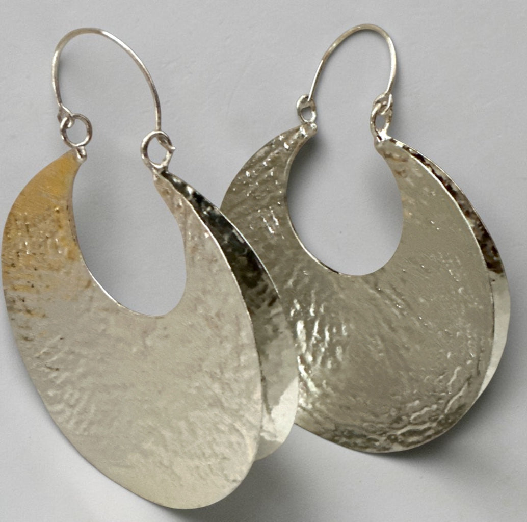Oversized Brass Fulani Hoop Statement Earrings - Fatisha Boutique Fatisha Boutique