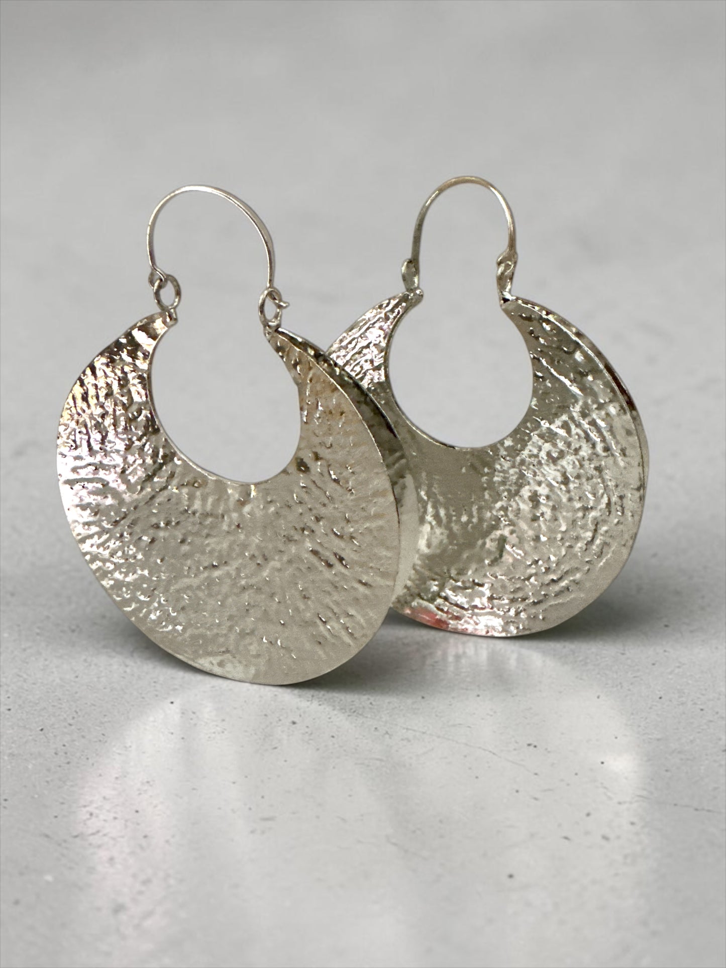 Oversized Brass Fulani Hoop Statement Earrings - Fatisha Boutique Fatisha Boutique