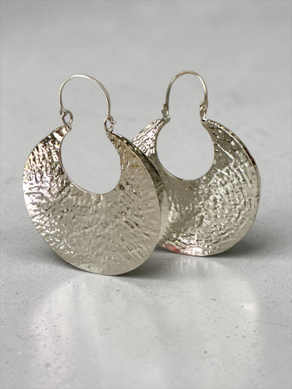 Oversized Brass Fulani Hoop Statement Earrings - Fatisha Boutique