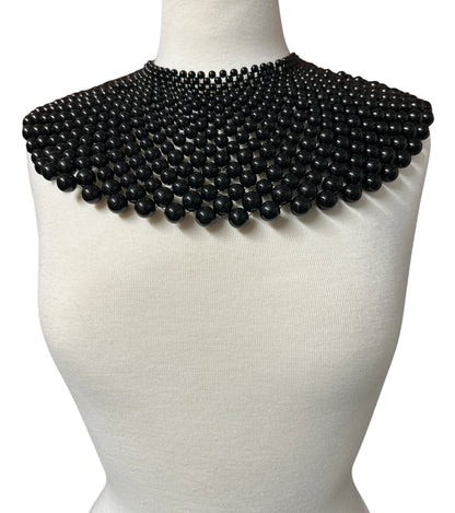 Cleopatra Beaded Collar Bib Choker Statement Necklace - Fatisha Boutique