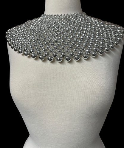 Cleopatra Beaded Collar Bib Choker Statement Necklace - Fatisha Boutique