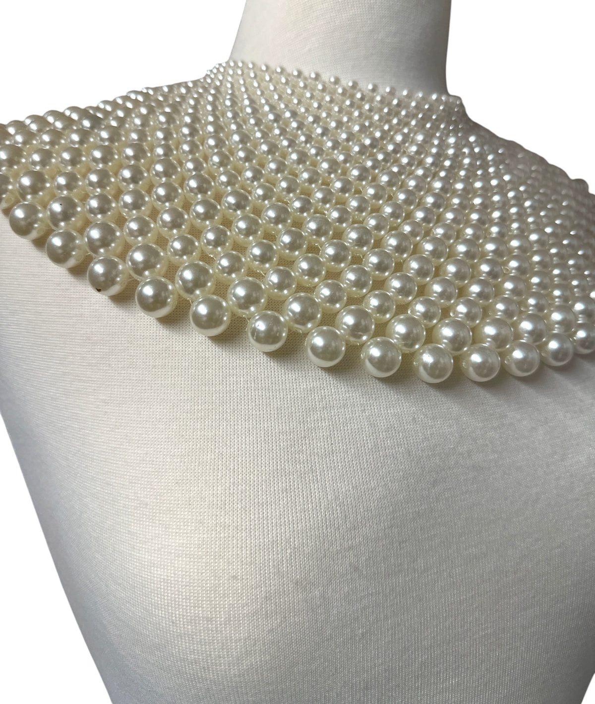 Bridal Faux Pearl Bib Collar Statement Necklace for Women Fatisha Boutique