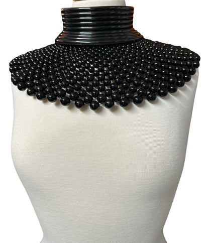 Cleopatra Collar Bib Necklace & Ndebele Cuff Set - Fatisha Boutique