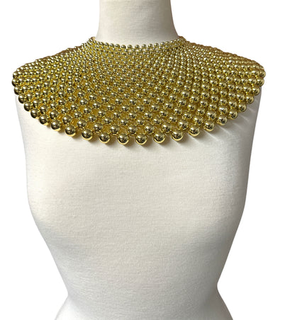Cleopatra Beaded Collar Bib Choker Statement Necklace - Fatisha Boutique