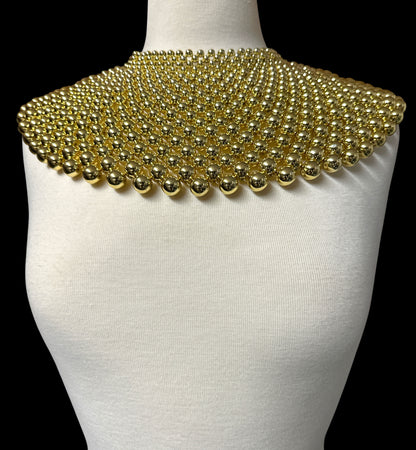 Cleopatra Beaded Collar Bib Choker Statement Necklace - Fatisha Boutique