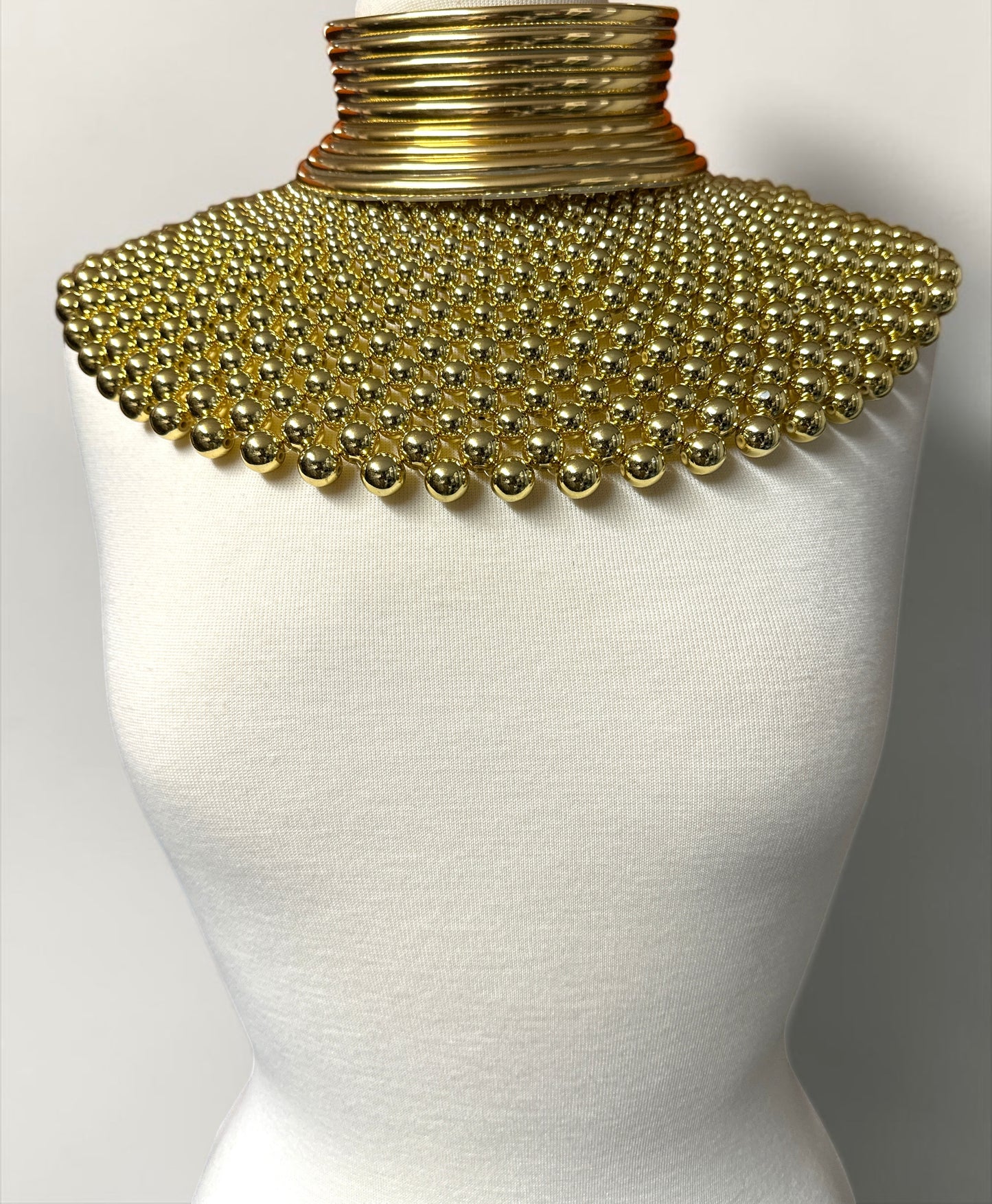 Cleopatra Collar Bib Necklace & Ndebele Cuff Set - Fatisha Boutique Fatisha Boutique