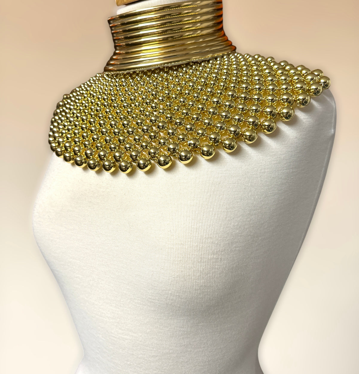 Cleopatra Collar Bib Necklace & Ndebele Cuff Set - Fatisha Boutique Fatisha Boutique