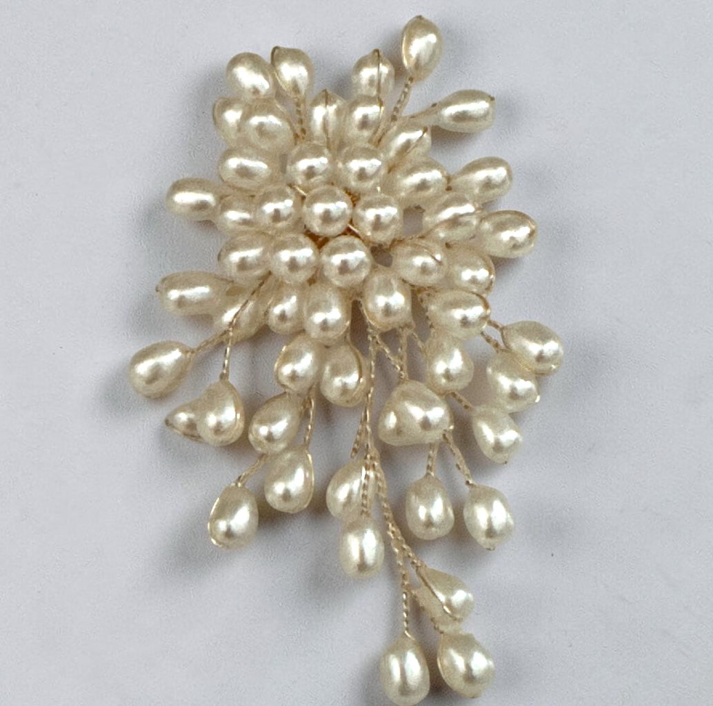 Elegant Faux Pearl Cluster Statement Stud Earrings - Fatisha Boutique Fatisha Boutique