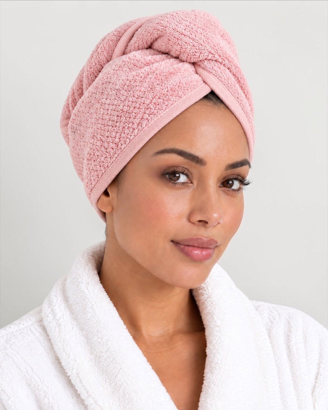 Ultra-Soft Microfibre Hair Towel Wrap with Button Fastening - Fatisha Boutique Fatisha Boutique