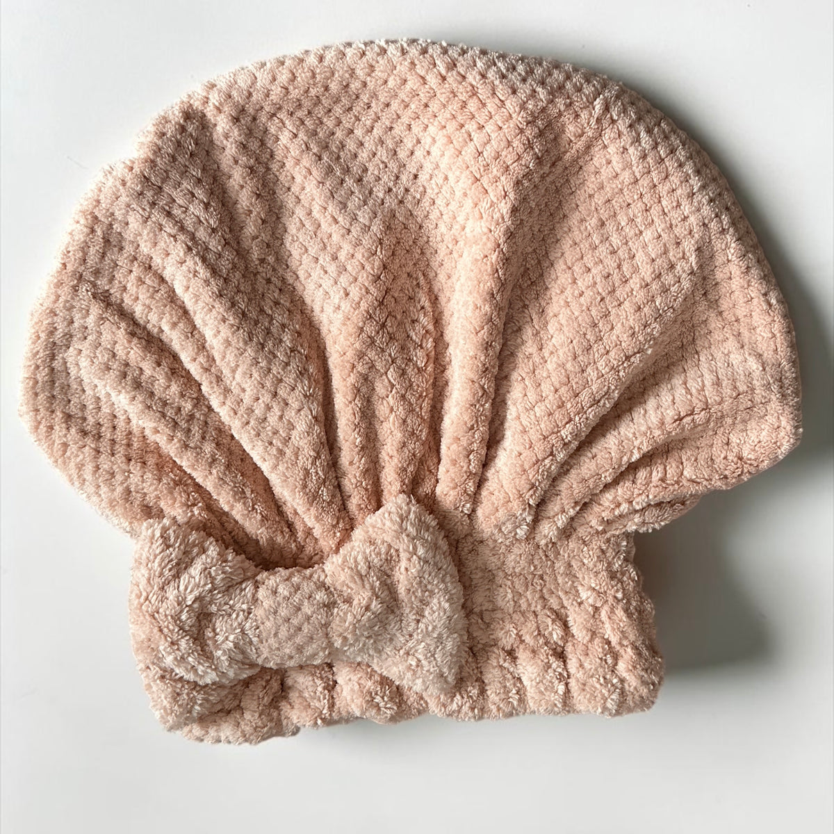 Microfiber Hair Towel Wrap with Bow, Quick Dry Hair Turban Cap - Fatisha Boutique Fatisha Boutique