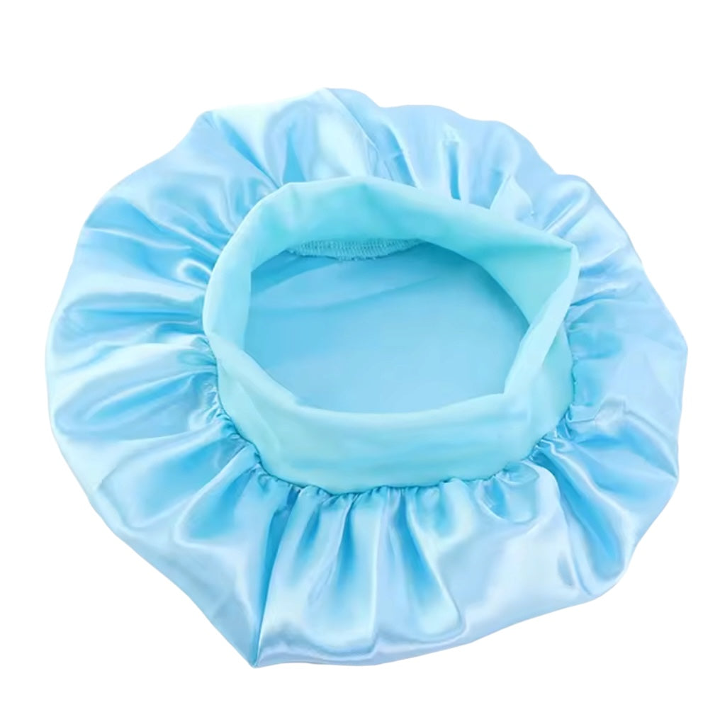 Kids Wide Band Satin Bonnet Sleep Cap – Ages 1–5 - Fatisha Boutique