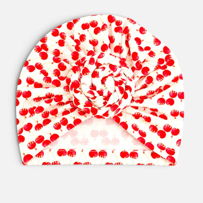 Fruit Print Pre-Tied Baby Turban Cap – 6 Months–3 Years - Fatisha Boutique