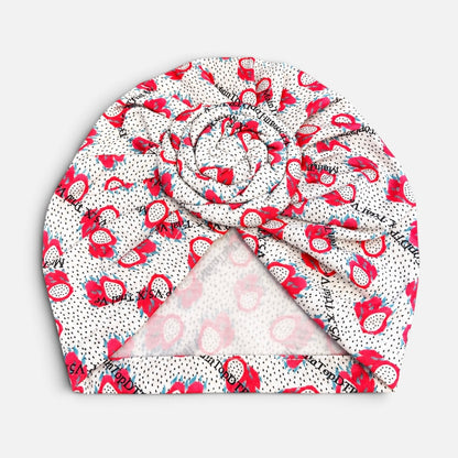 Fruit Print Pre-Tied Baby Turban Cap – 6 Months–3 Years - Fatisha Boutique