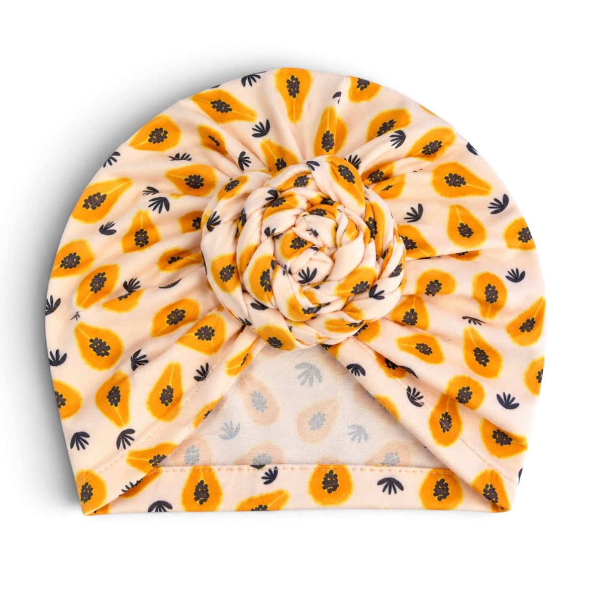 Fruit Print Pre-Tied Baby Turban Cap – 6 Months–3 Years - Fatisha Boutique Fatisha Boutique